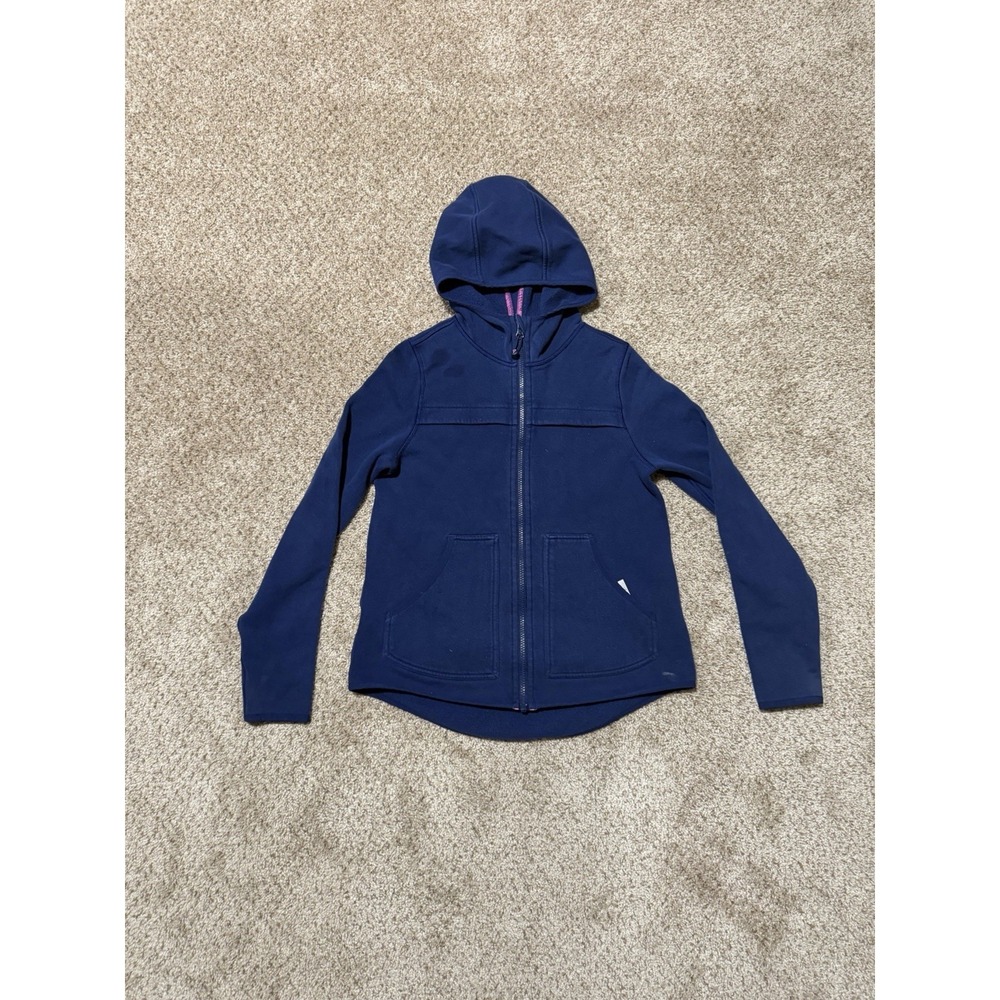 Ivivva‎ By Lululemon Full Zip Hoodie Womens 14 Blue Lightweight Activwear